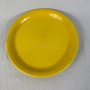 Homer Laughlin FIESTA DAFFODIL Yellow Fiestaware Luncheon Plate 9" USA
